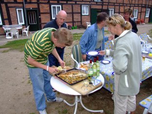 Fisch f�r den Hof