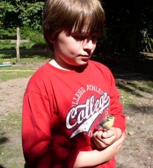 Torben mit Meisenkind