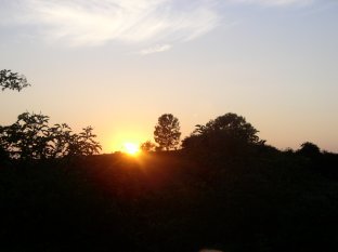 Untergehende Sonne 25-07-2006